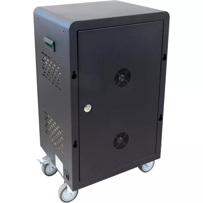 Organizer per stazione di ricarica InLine 31516E autoportante acciaio nero
