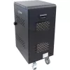 Organizer per stazione di ricarica InLine 31516E autoportante acciaio nero