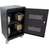 Organizer per stazione di ricarica InLine 31516E autoportante acciaio nero