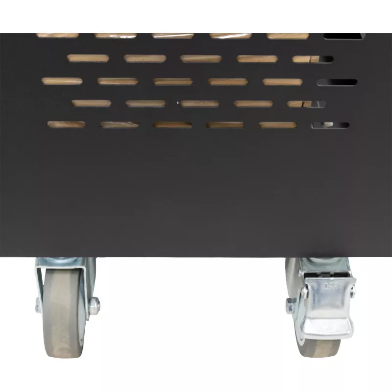 Organizer per stazione di ricarica InLine 31516E autoportante acciaio nero