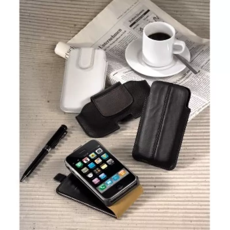 Custodia a fodero per cellulare Hama nera