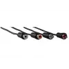 Hama 1,5 m 2 x RCA M/F cavo audio nero