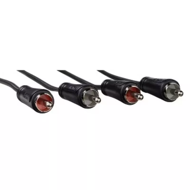 Hama cinch stereo cavo audio 1,5 m 2 x cinch nero