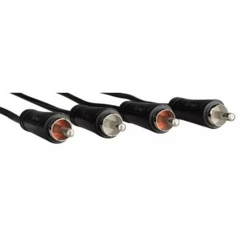 Hama 00122329 cavo audio 2,5 m 2 x cinch nero
