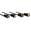 Hama 00122286 cavo audio 3 m 2 x RCA nero