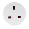 Hama 00121991 adattatore di rete tipo F tipo G (UK) bianco