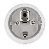 Hama 00121991 adattatore di rete tipo F tipo G (UK) bianco