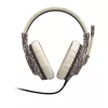 Hama SoundZ 333 headset con filo fascia per la testa gaming USB Type-A beige, marrone
