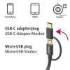 Hama 00201533 Cavo USB USB 2.0 1 m USB A Micro-USB B Nero