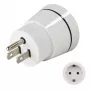 Hama 00223432 Adattatore da viaggio tipo B tipo C (spina europea)+tipo F Bianco