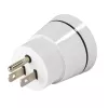 Hama 00223432 Adattatore da viaggio tipo B tipo C (spina europea)+tipo F Bianco