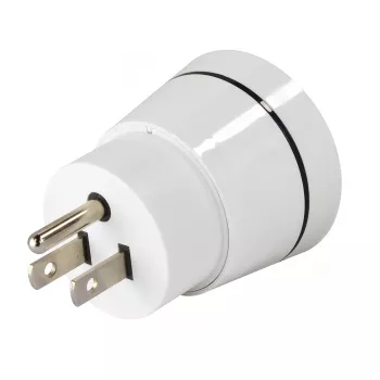 Hama 00223432 Adattatore da viaggio tipo B tipo C (spina europea)+tipo F Bianco