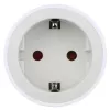 Hama 00223433 Adattatore da viaggio tipo G (UK) tipo C (spina europea)+tipo F Bianco
