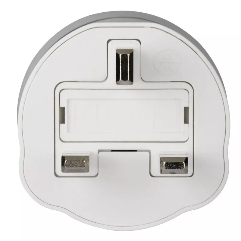 Hama 00223433 Adattatore da viaggio tipo G (UK) tipo C (spina europea)+tipo F Bianco