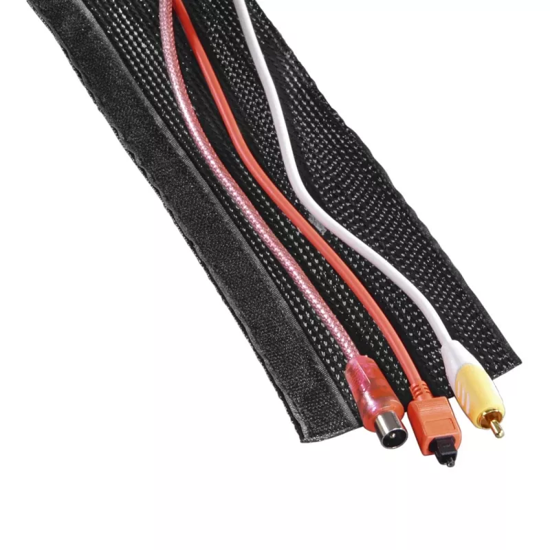 Hama 00220995 Organizer per cavi Universale Guaina per cavi Nero 1 pz.