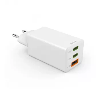 Hama 00125142 Caricabatterie per dispositivi mobili Universale Bianco AC Ricarica rapida Interno