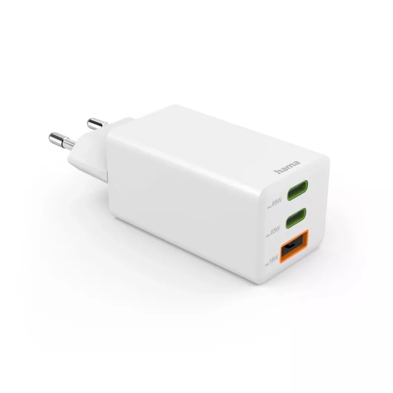 Hama 00125142 Caricabatterie per dispositivi mobili Universale Bianco AC Ricarica rapida Interno