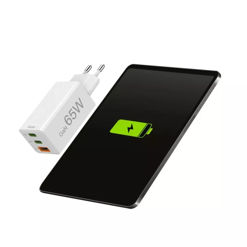 Hama 00125142 Caricabatterie per dispositivi mobili Universale Bianco AC Ricarica rapida Interno