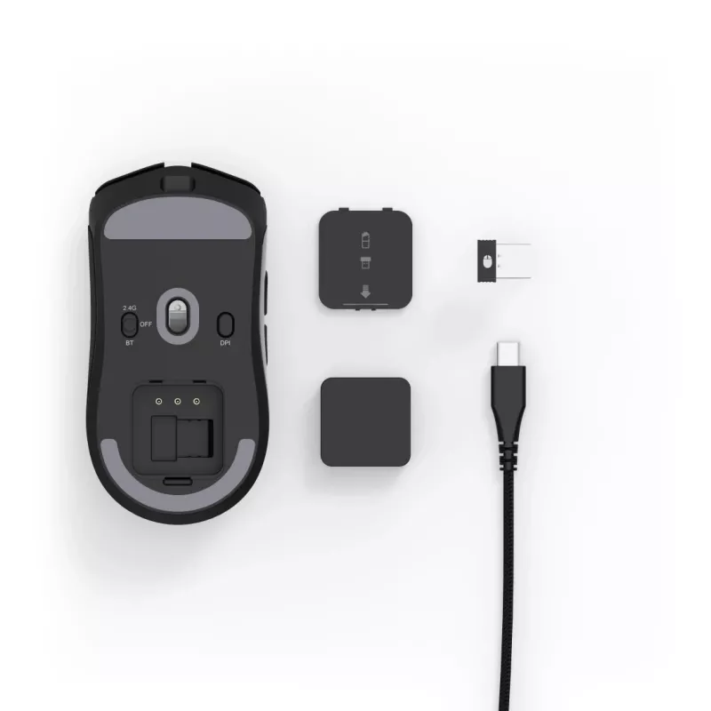 Hama Reaper 820 Mouse Wireless Gaming Destrorso RF Wireless + Bluetooth + USB Type-A Ottico 26000 DPI