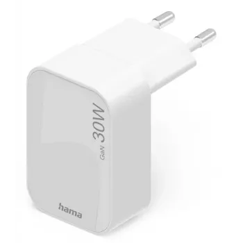 Hama 00201954 Caricabatterie per dispositivi mobili Smartphone, Tablet Bianco AC Ricarica rapida Interno