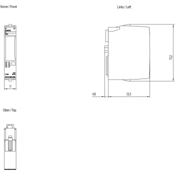 Siemens 6ES7131-6BF01-2BA0 Alimentatore per interni multicolore