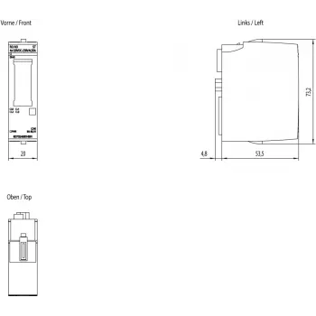Siemens 6ES7132-6HD01-0BB1 Alimentatore/adattatore per interni multicolore