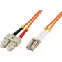 Techly Cavo in fibra ottica SC/LC multimodale 50/125 OM2 5m ILWL D5-SCLC-050