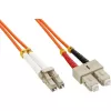 Techly Cavo in fibra ottica SC/LC multimodale 50/125 OM2 5m ILWL D5-SCLC-050
