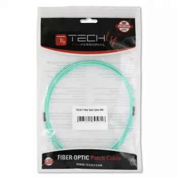 Techly Cavo in fibra ottica ST/LC multimodale 50/125 OM3 1m ILWL D5-STLC-010/OM3