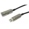Techly ICOC U3AMF-HY-020 Cavo USB USB 3.2 Gen 1 (3.1 Gen 1) 20 m USB A nero