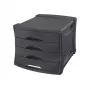 Esselte cassettiera Vivida 4 cassetti, 4 cassetto/i, plastica, nero, 210 g, 254 x 350 x 61 mm