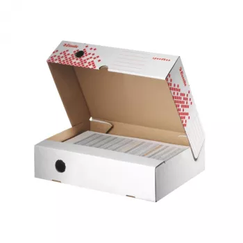 Esselte scatola archivio Speedbox FSC® orizzontale 80 mm, rosso, bianco, A4, 180 g, 80 x 350 x 250 mm