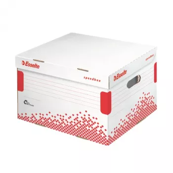 Esselte contenitore archivio Speedbox FSC® Medium, rosso, bianco, 430 g, 325 x 367 x 263 mm