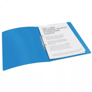 Esselte raccoglitore ad anelli PP Vivida 2RR/16 mm, A4, plastica, blu, 100 fogli, 1,6 cm, 25 mm