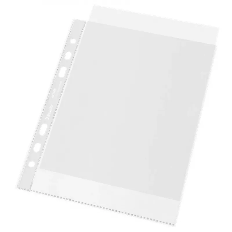 Esselte Recycle Pocket A5, 150 x 210 mm (A5), trasparente, polipropilene (PP), orizzontale/verticale, apertura superiore, 0,07 mm