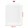 Esselte Recycle Pocket A5, 150 x 210 mm (A5), trasparente, polipropilene (PP), orizzontale/verticale, apertura superiore, 0,07 mm
