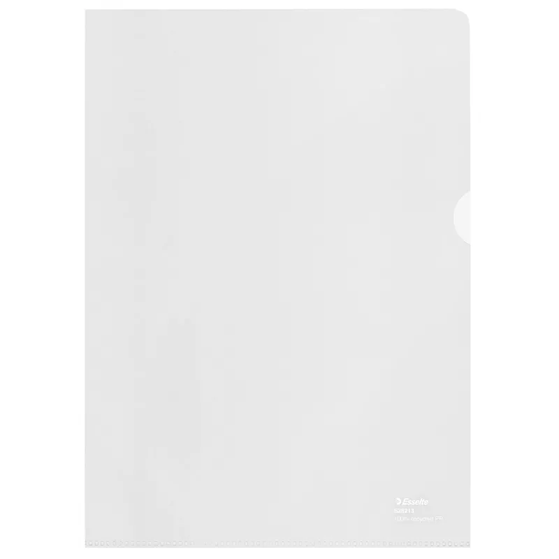 Esselte Recycle Folder A4, cartella progetto, A4, polipropilene (PP), trasparente, verticale, 220 mm