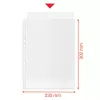 Esselte Recycle Pocket A4, 210 x 297 mm (A4), trasparente, polipropilene (PP), verticale, apertura superiore, 0,07 mm
