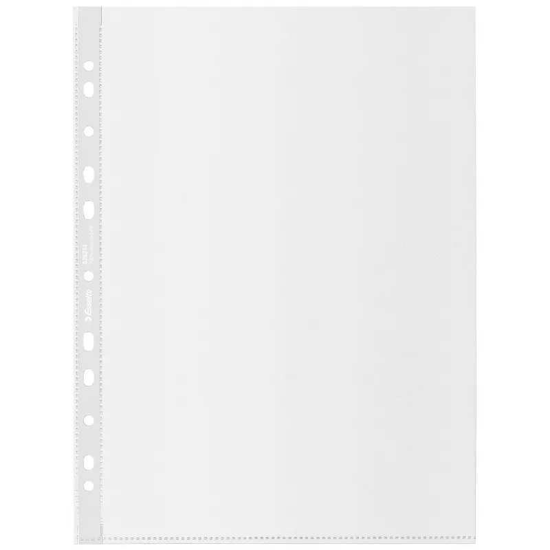 Esselte Recycle Pocket A4, 210 x 297 mm (A4), trasparente, polipropilene (PP), verticale, apertura superiore, 0,07 mm