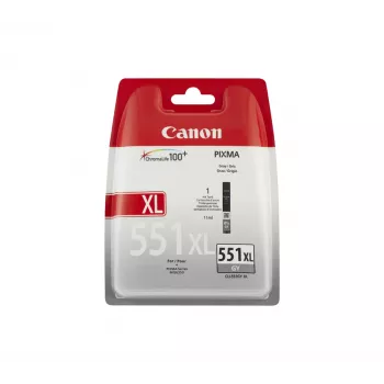 Canon CLI-551XL GY w/sec cartuccia d'inchiostro 1 pezzo originale alta (XL) capacità grigio