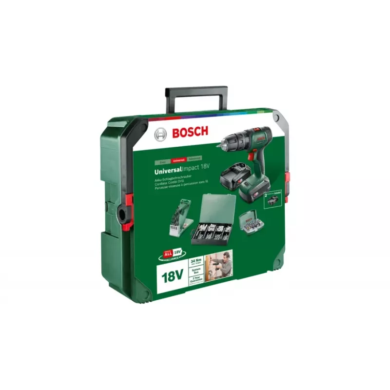 Bosch UniversalImpact 18V 1450 giri/min senza chiave 1,3 kg verde