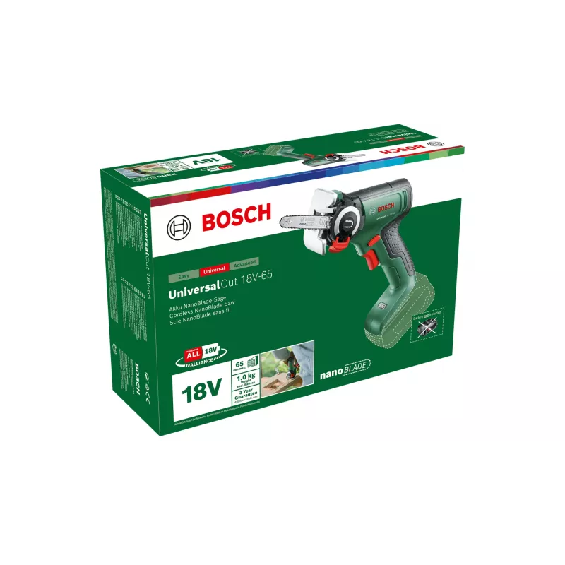 Bosch UniversalCut 18V-65 seghetto alternativo 8000 corse/min 1 kg