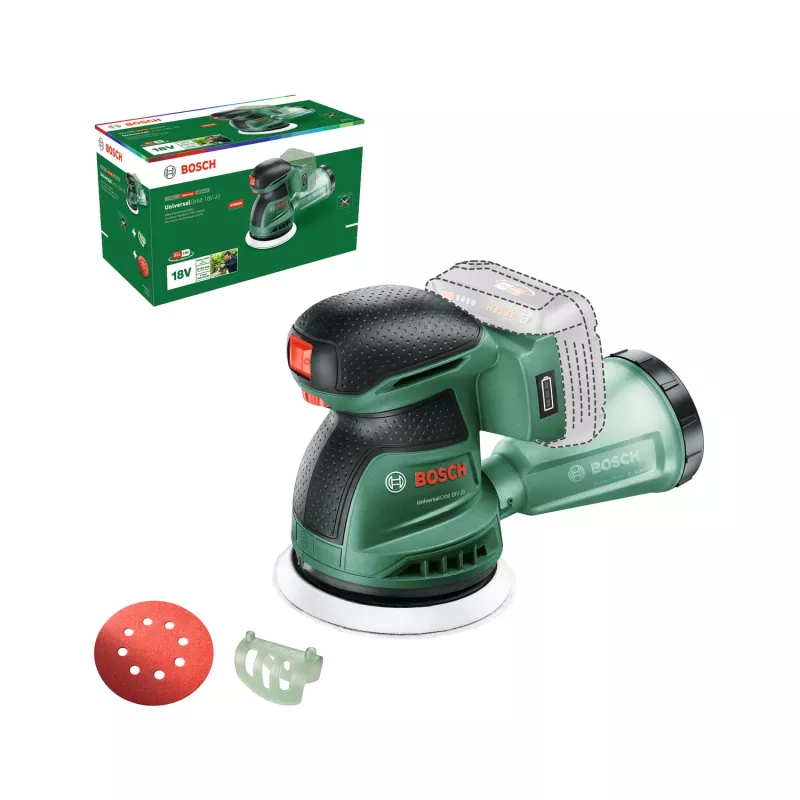 Bosch UniversalOrbit 18V-20 (BareTool), levigatrice orbitale, orbitale, verde, Germania, batteria ricaricabile, 18 V