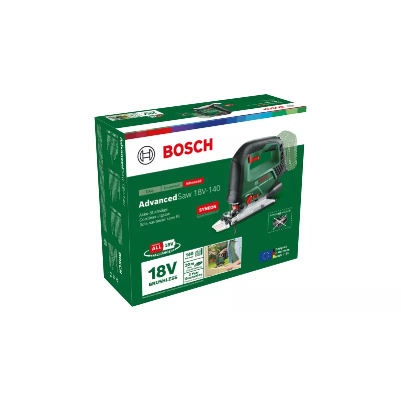 Bosch AdvancedSaw 18V-140 seghetto alternativo 3000 corse/min 1,6 kg