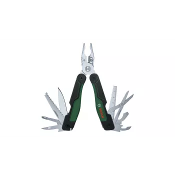 Bosch 1 600 A02 Z98 pinza multiuso formato tascabile 16 utensili nero, verde