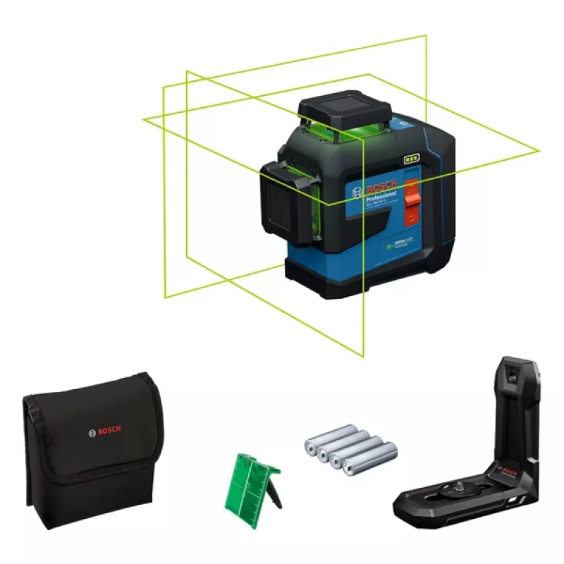 Bosch GLL 80-33 G laser a linee 30 m 500-540 nm (< 10mW)