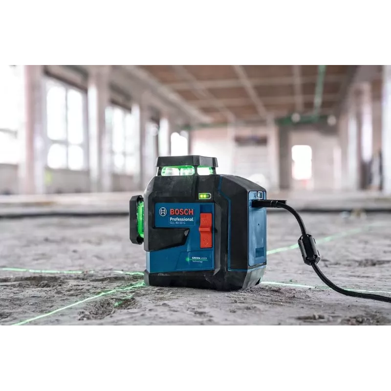 Bosch GLL 80-33 G laser a linee 30 m 500-540 nm (< 10mW)