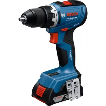 Bosch GSB 18V-65 Professional trapano avvitatore a percussione a batteria, 18 V, 2x 5.0 Ah, L-BOXX (06019N3303)