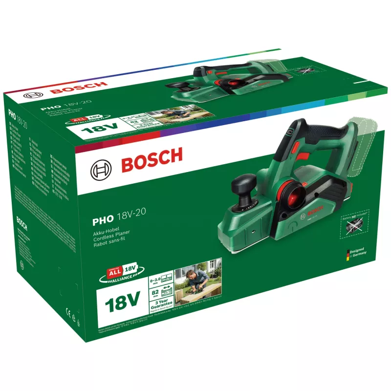 Bosch PHO 18V-20 (utensile nudo, cartone), verde, 2 mm, batteria, 18 V, 171 mm, 291 mm