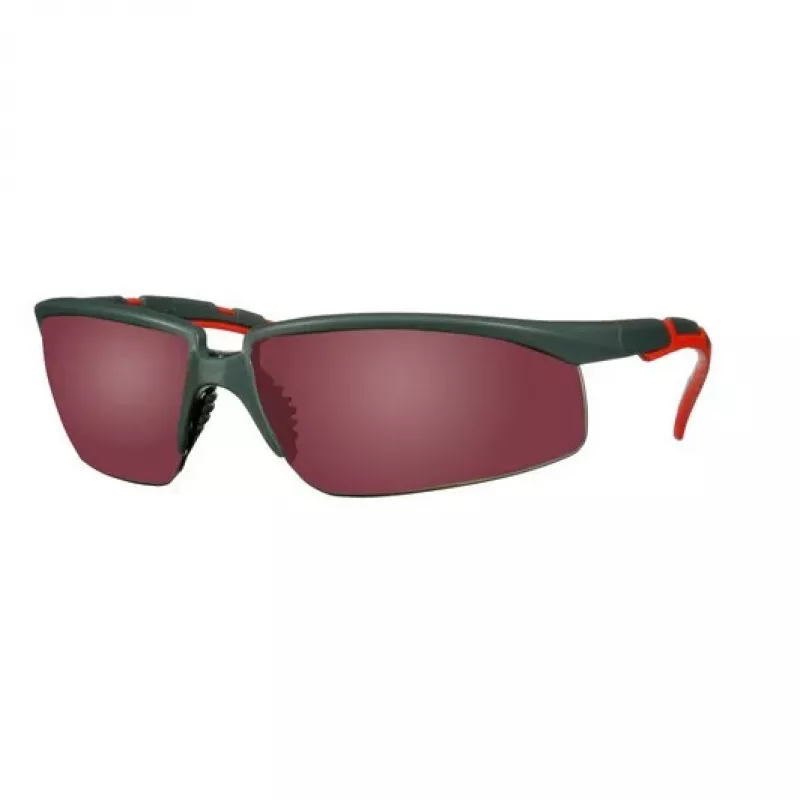 3M S2024AS-RED occhiali di sicurezza occhiali protettivi plastica grigio, rosso